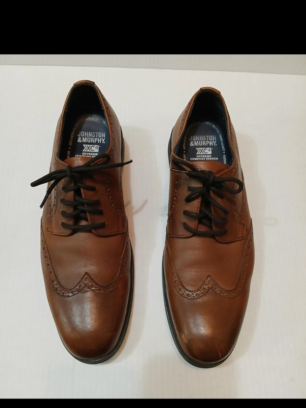 Johnston & Murphy Men's 10.5 Tan Leather Loafers